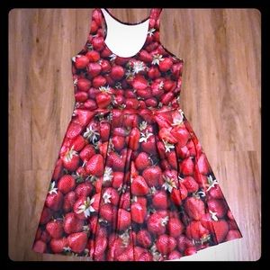 Black Milk Strawberry Dress